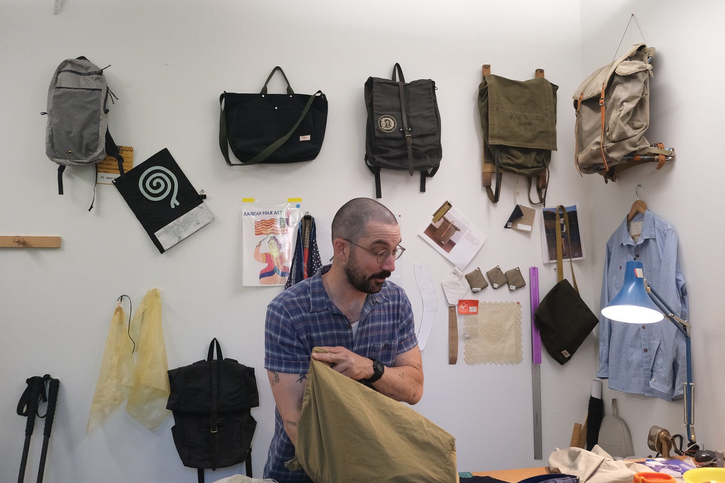 Tom Bonamici in his studio
