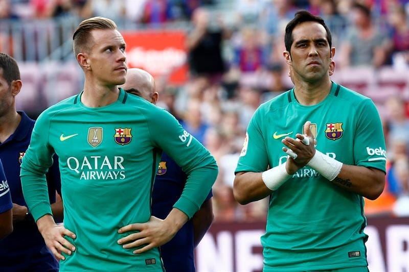 Bravo recalls competition with Ter Stegen: "It was a relationship of  conflict"