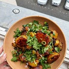 crispy roast potatoes with toasted cumin and coriander butter