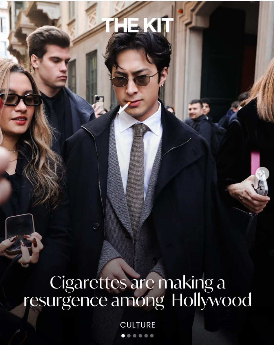 gen z smoking cigarettes Why is Gen Z making cigarettes cool again?