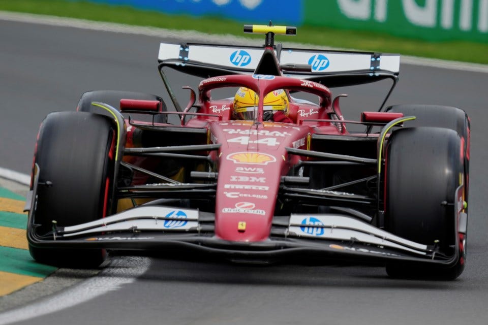 Lewis Hamilton has tough start with Ferrari, qualifying eighth in F1  Australian GP - SooLeader