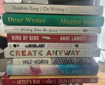 Spine poetry