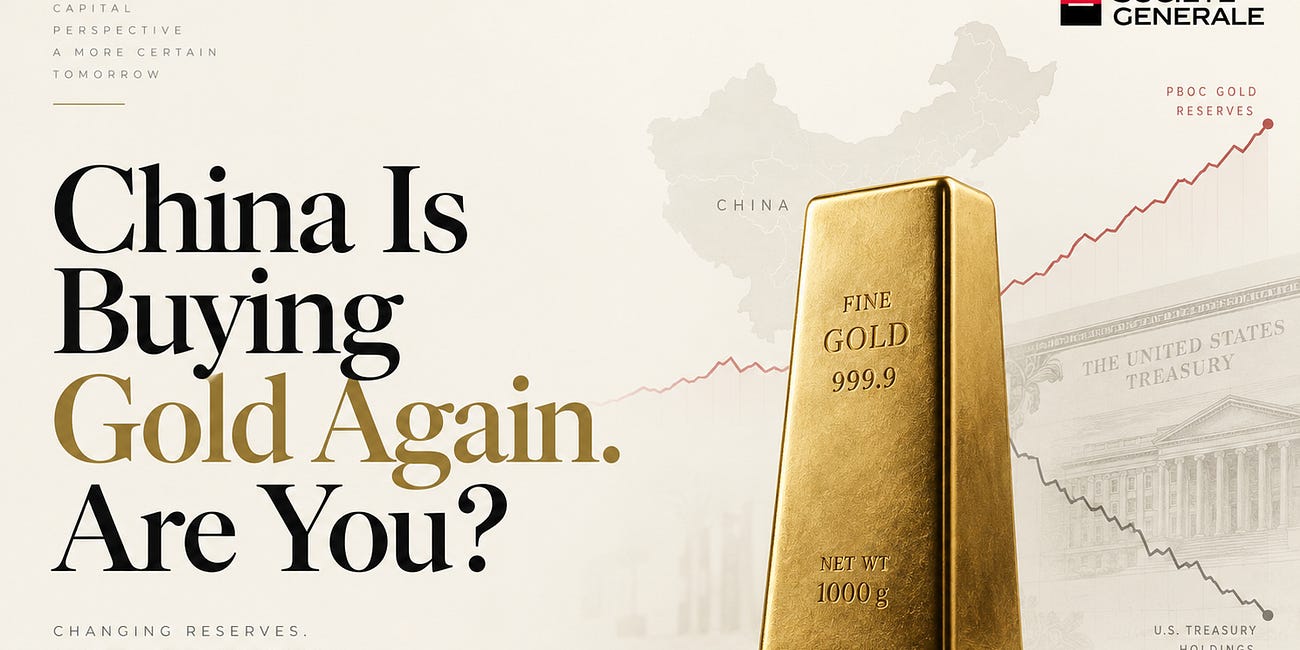 Soc Gen Says: “China Is Buying Gold Again. Are You?”