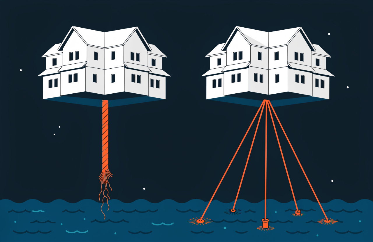One rope, or five. Same house.