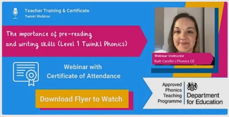 Phonics webinar from Twinkl Philippines