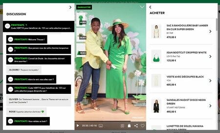 Printemps' Live Shopping Channel