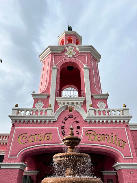 Images of Casa Bonita restaurant - inside and outside