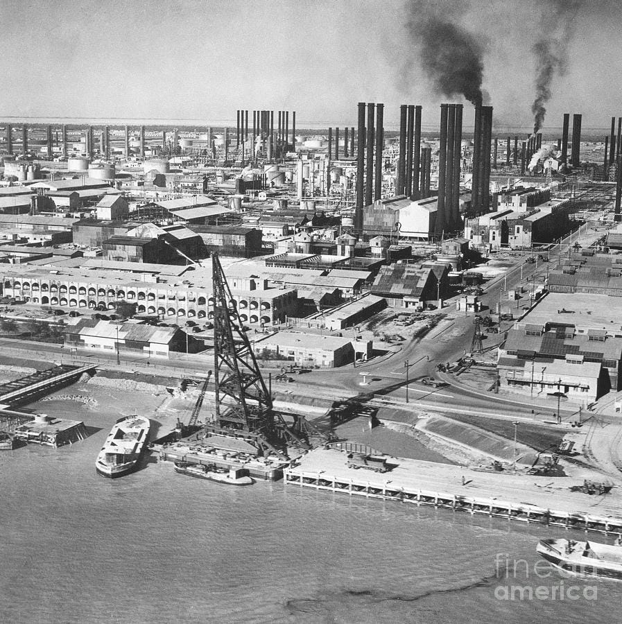 Anglo-iranian Oil Company Plant by Bettmann