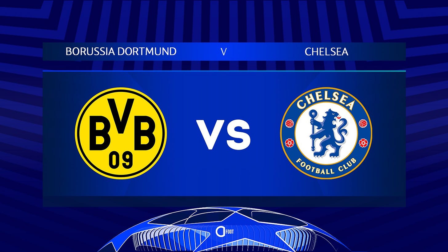 Actu Foot on Twitter: "🚨 #UCLdraw : DORTMUND 🇩🇪 ⚡️ 🏴󠁧󠁢󠁥󠁮󠁧󠁿 CHELSEA  https://t.co/QZGX7lsy3X" / Twitter