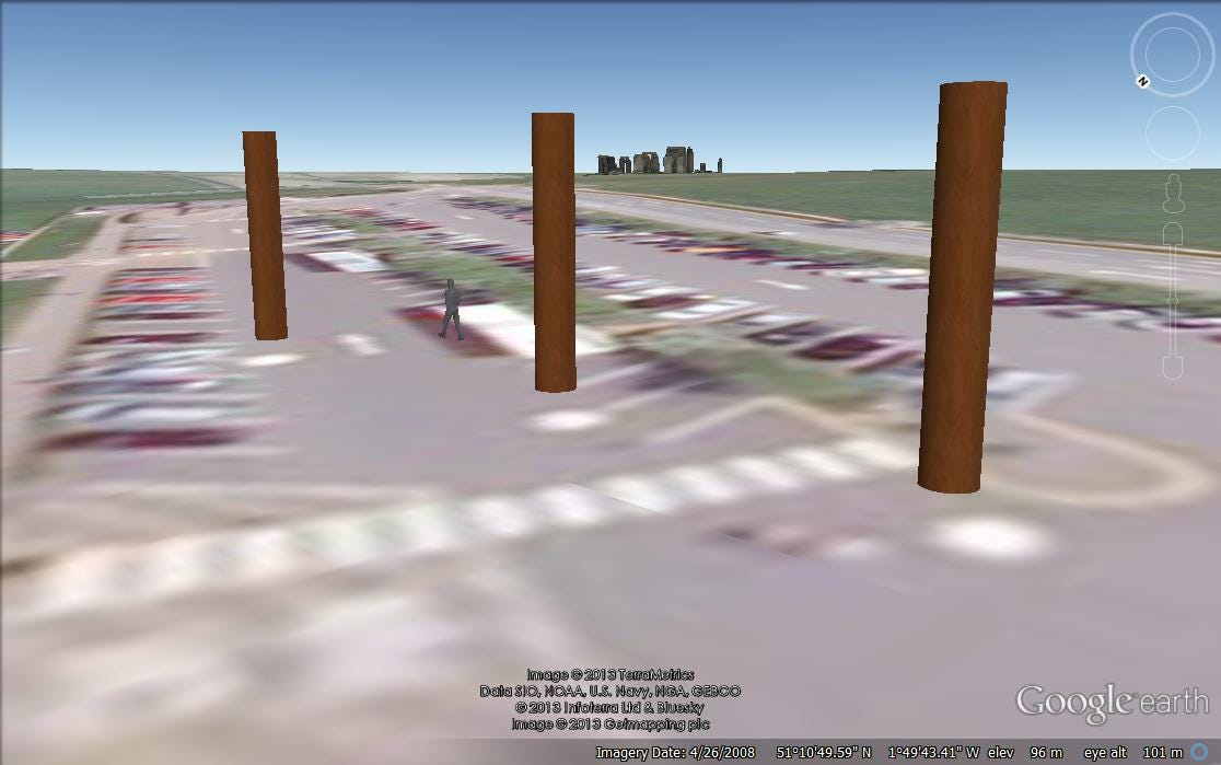 The Stonehenge Car Park Mesolithic Timbers - Digital Model. - Digital Digging The Stonehenge Car Park Mesolithic Timbers - Digital Model. - Digital Digging