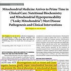REPRINT: Mitochondrial Medicine Arrives to Prime Time in Clinical Care: Nutritional Biochemistry and Mito Hyperpermeability (“Leaky Mitochondria”) Meet Disease Pathogenesis and Clinical Interventions