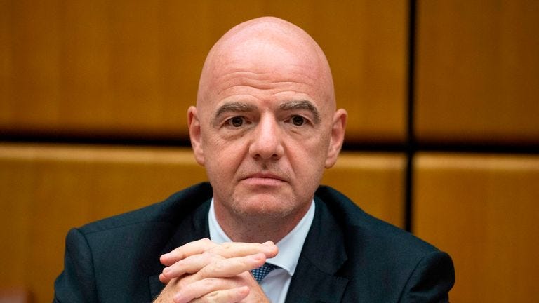 FIFA: The money doesn't disappear anymore, says president Gianni Infantino  | Football News | Sky Sports