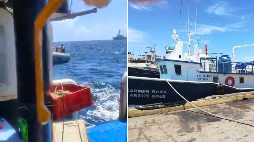 El régimen de Maduro denuncia que buque de EE.UU. interceptó barco pesquero  venezolano - Monitoreamos