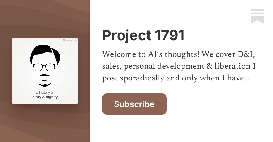 Project 1791 | AJ | Substack