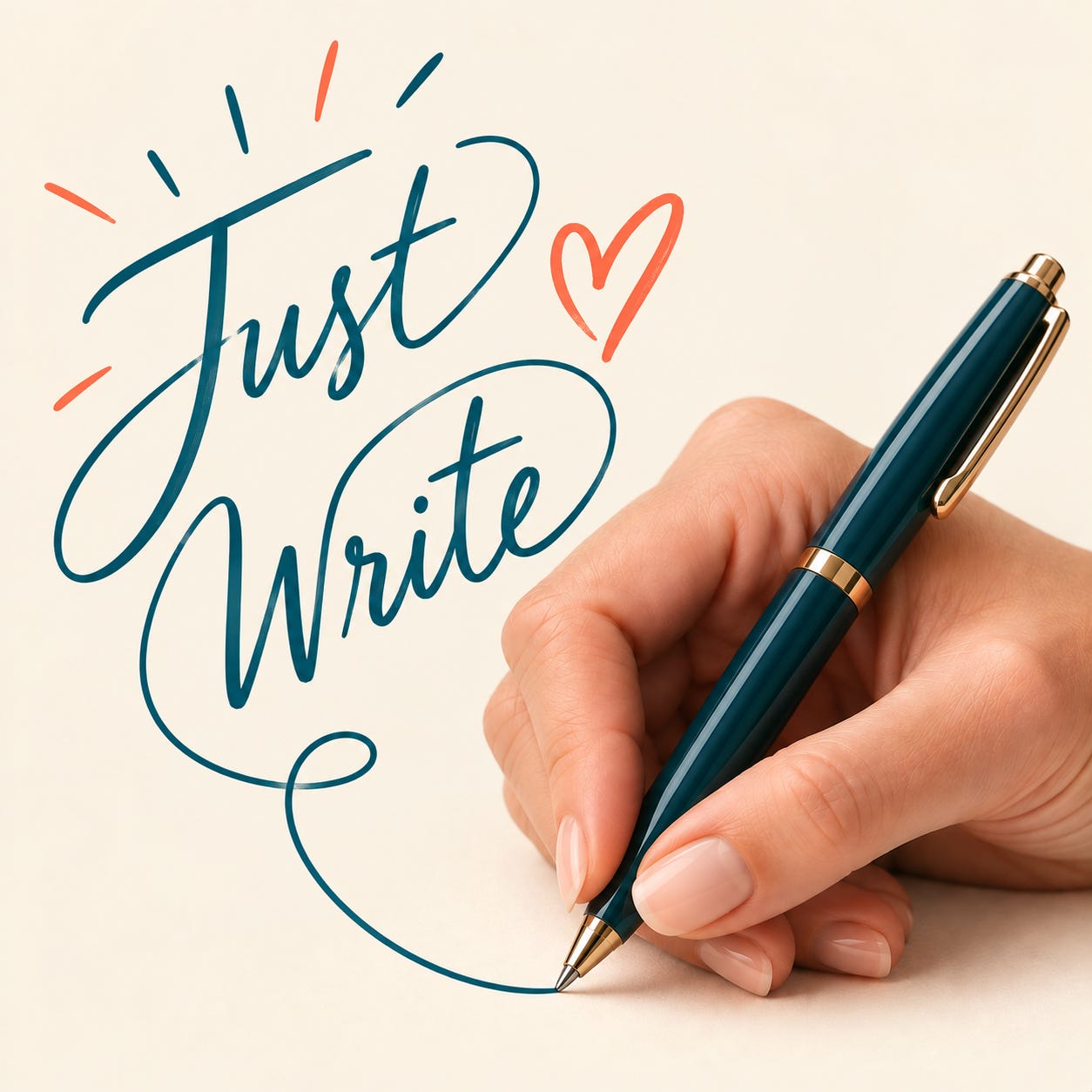 The Fully Human Writer logo