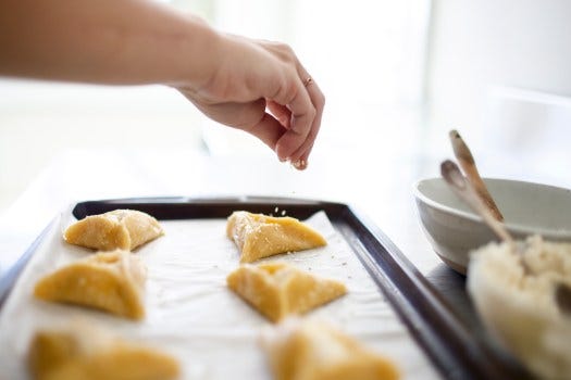Purim recipe: Sesame Goat Cheese Hamantaschen