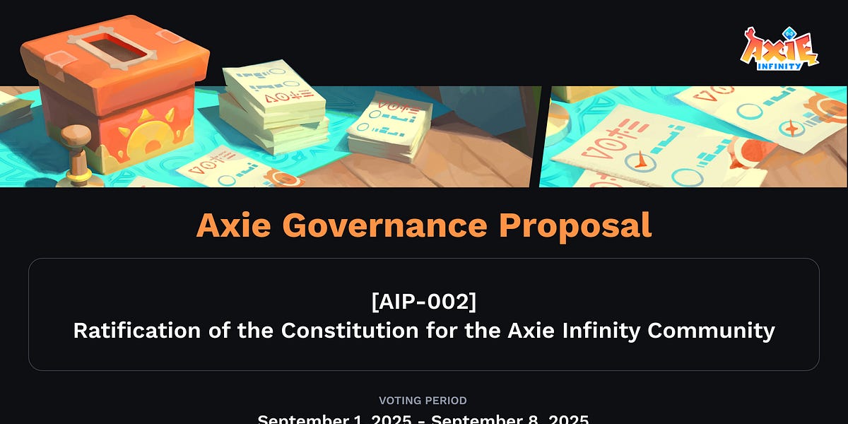 Vote now on the Axi Constitution!
