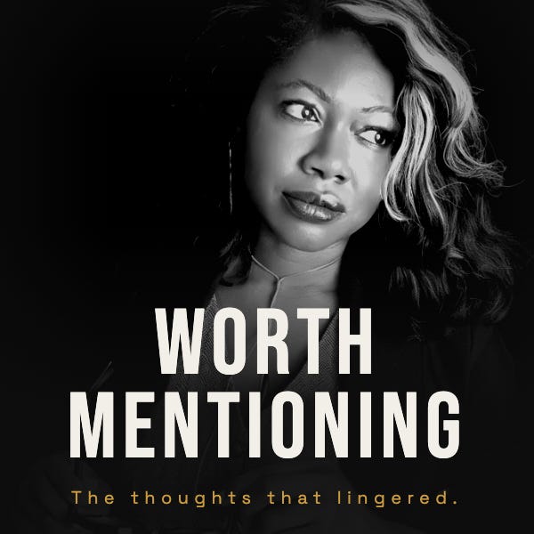 Worth Mentioning by Jenny Abamu