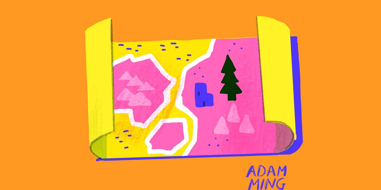 P.S: A MAP of my JOURNEY to become A PICTUREBOOK ILLUSTRATOR