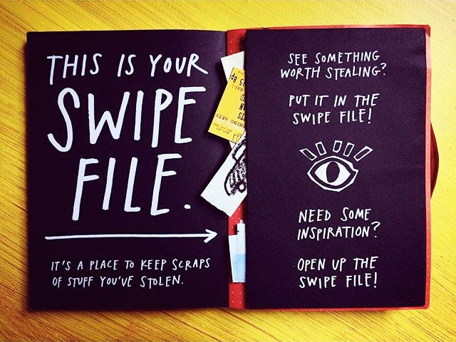 swipe file swipe file