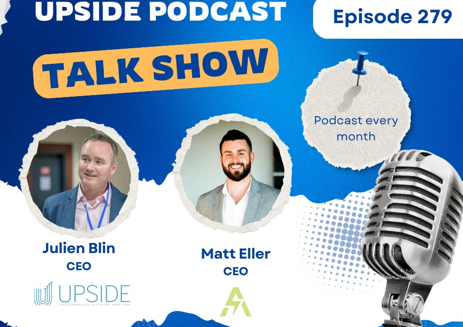 🎙️ Upside Video Chat with Matt Eller, CEO of Aris Training, a Leading Platform in Sports Technology.
