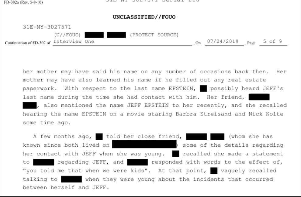 13 Year Old Jane Doe 4 and the Missing Donald Trump Files