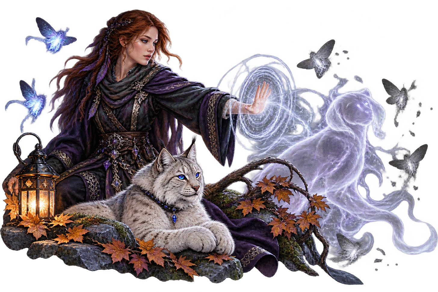 Angelika using her limited abilities in Abjuration