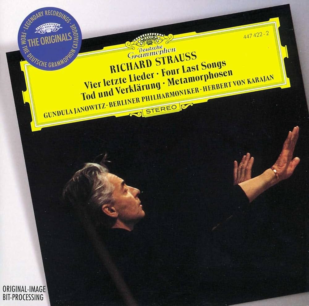 Richard Strauss, Herbert von Karajan, Berlin Philharmonic Orchestra, Gundula Janowitz - 4 Last Songs / Death & Transfiguration - Amazon.com Music Richard Strauss, Herbert von Karajan, Berlin Philharmonic Orchestra, Gundula Janowitz - 4 Last Songs / Death & Transfiguration - Amazon.com Music
