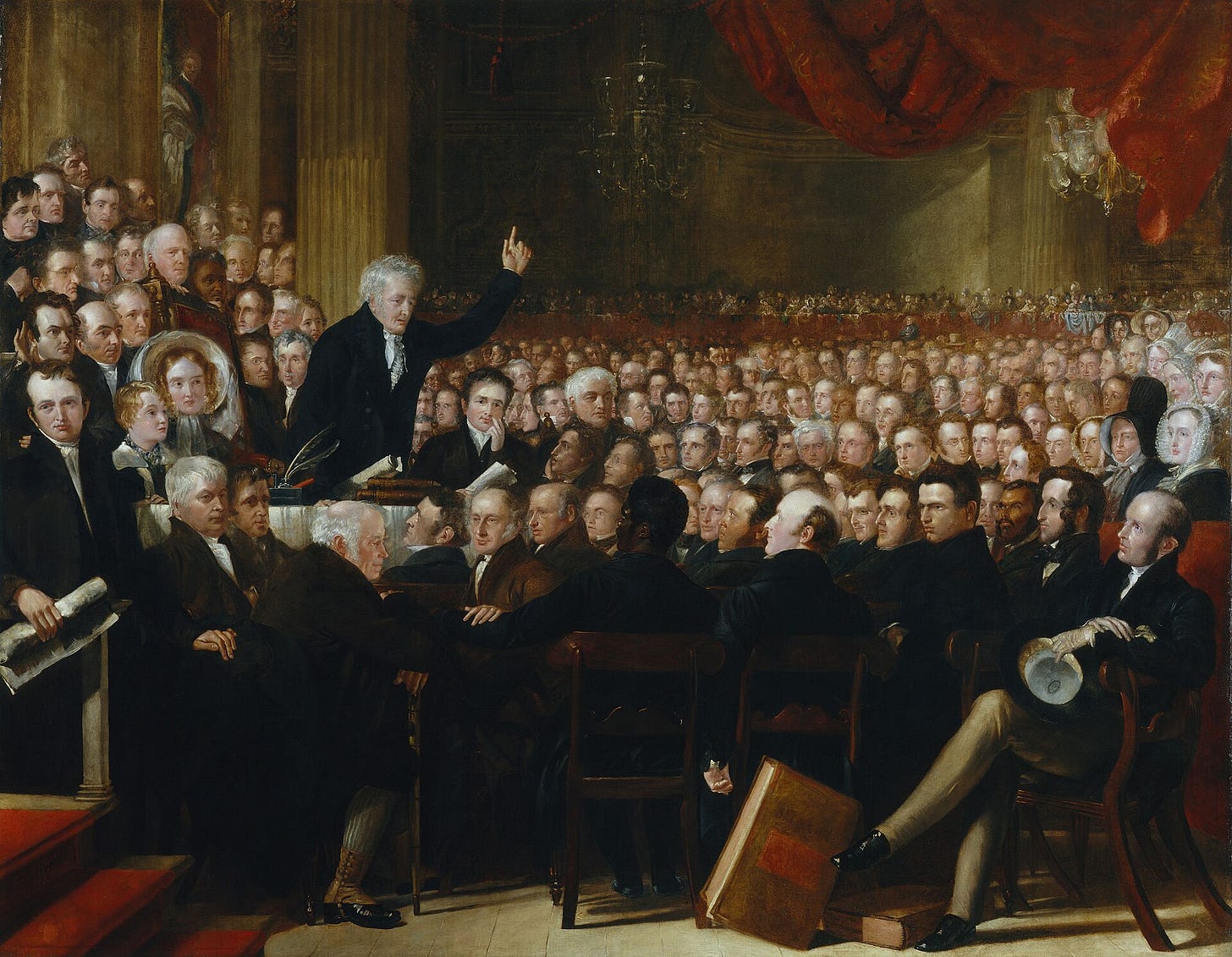 Benjamin Robert Haydon, The Anti-Slavery Society Convention, 1840. National Portrait Gallery, London. Benjamin Robert Haydon, The Anti-Slavery Society Convention, 1840. National Portrait Gallery, London.