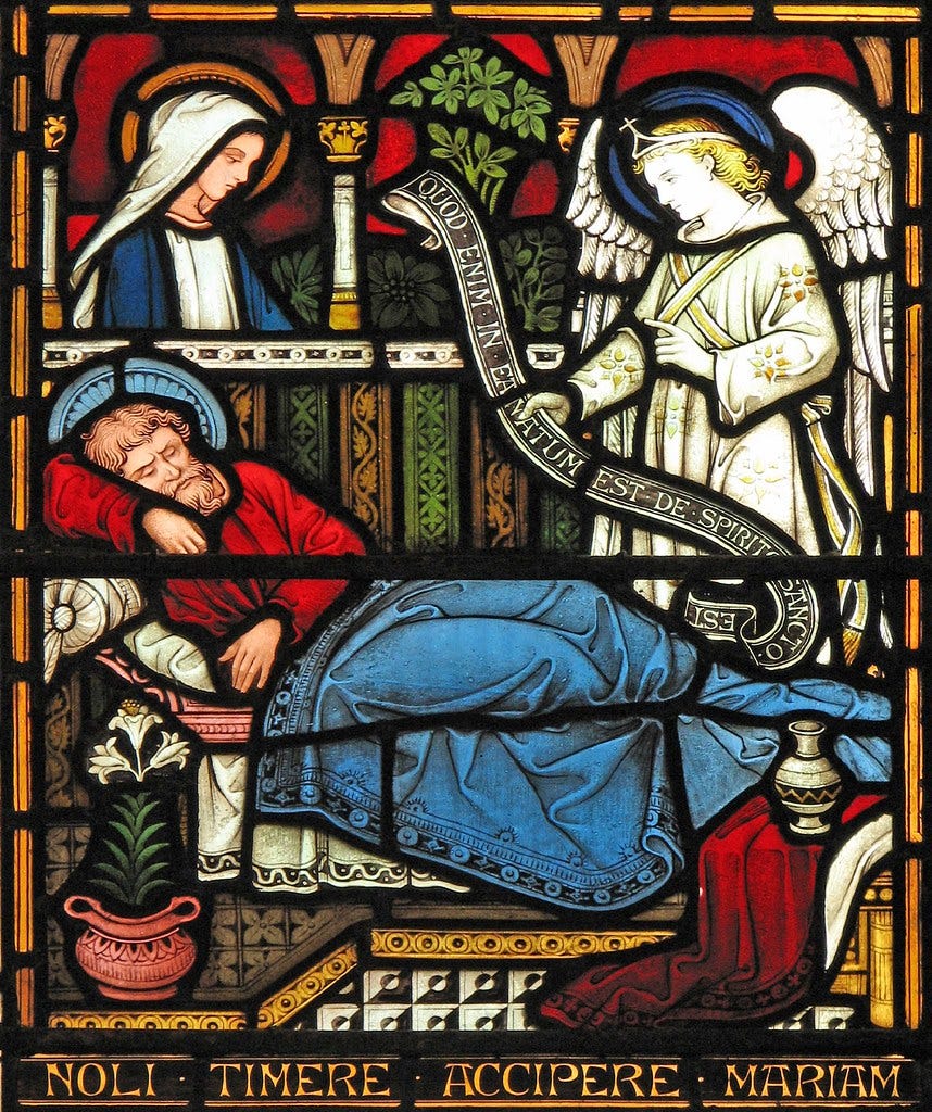 Angel appearing to St Joseph | "Behold, an angel of the Lord… | Flickr