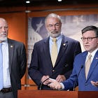 Johnson leans on far right while blaming Democrats for extremes