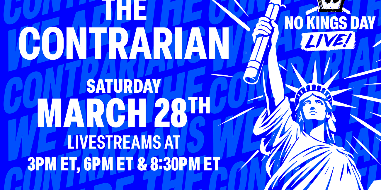 We're going live for No Kings on Saturday — three times