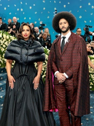 Image may contain Colin Kaepernick Nessa Louie Ocampo Antoine Sfeir Oliver Hardy Adult Person and Accessories