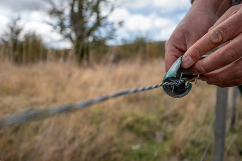 The garden hose hack for anglers and barbed wire fences.