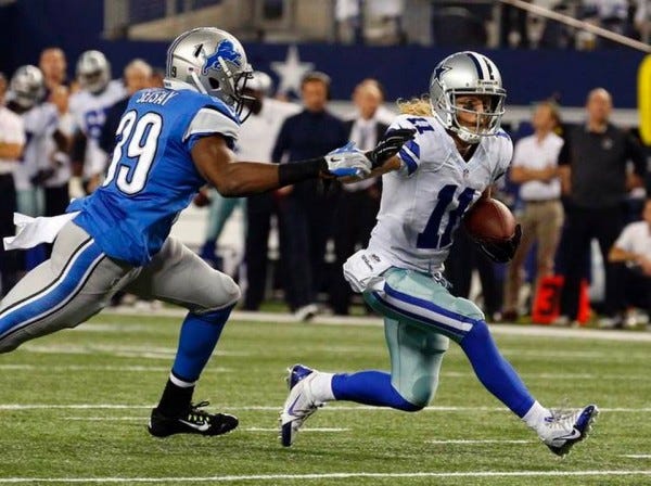 cole beasley cowboys breaks from detroit lions nfl wild card 2015 images cole beasley cowboys breaks from detroit lions nfl wild card 2015 images