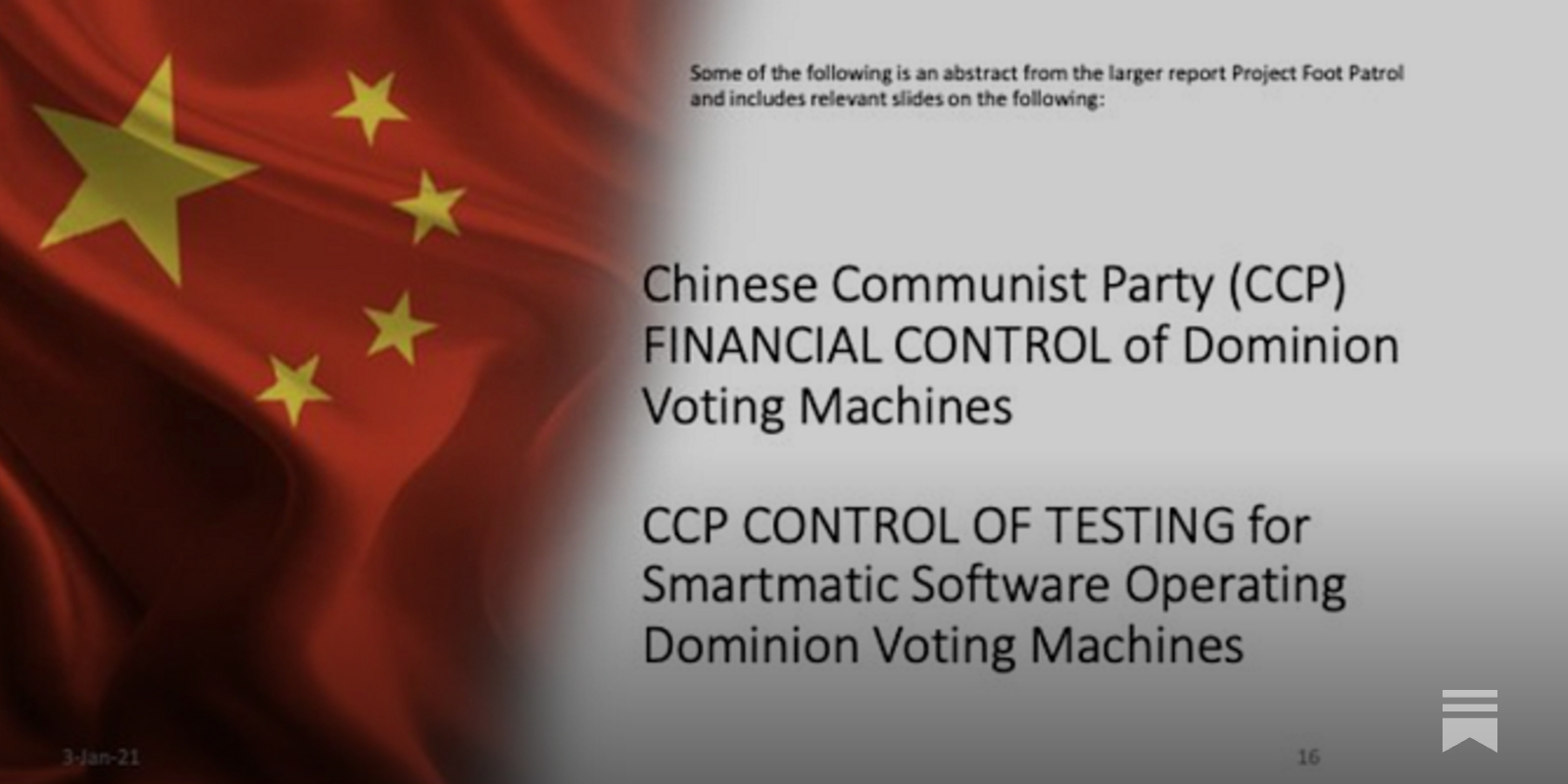 I Reviewed the China-Blaming Jan. 5 2021 Power Point. Will Trump’s Speech Rely On It?