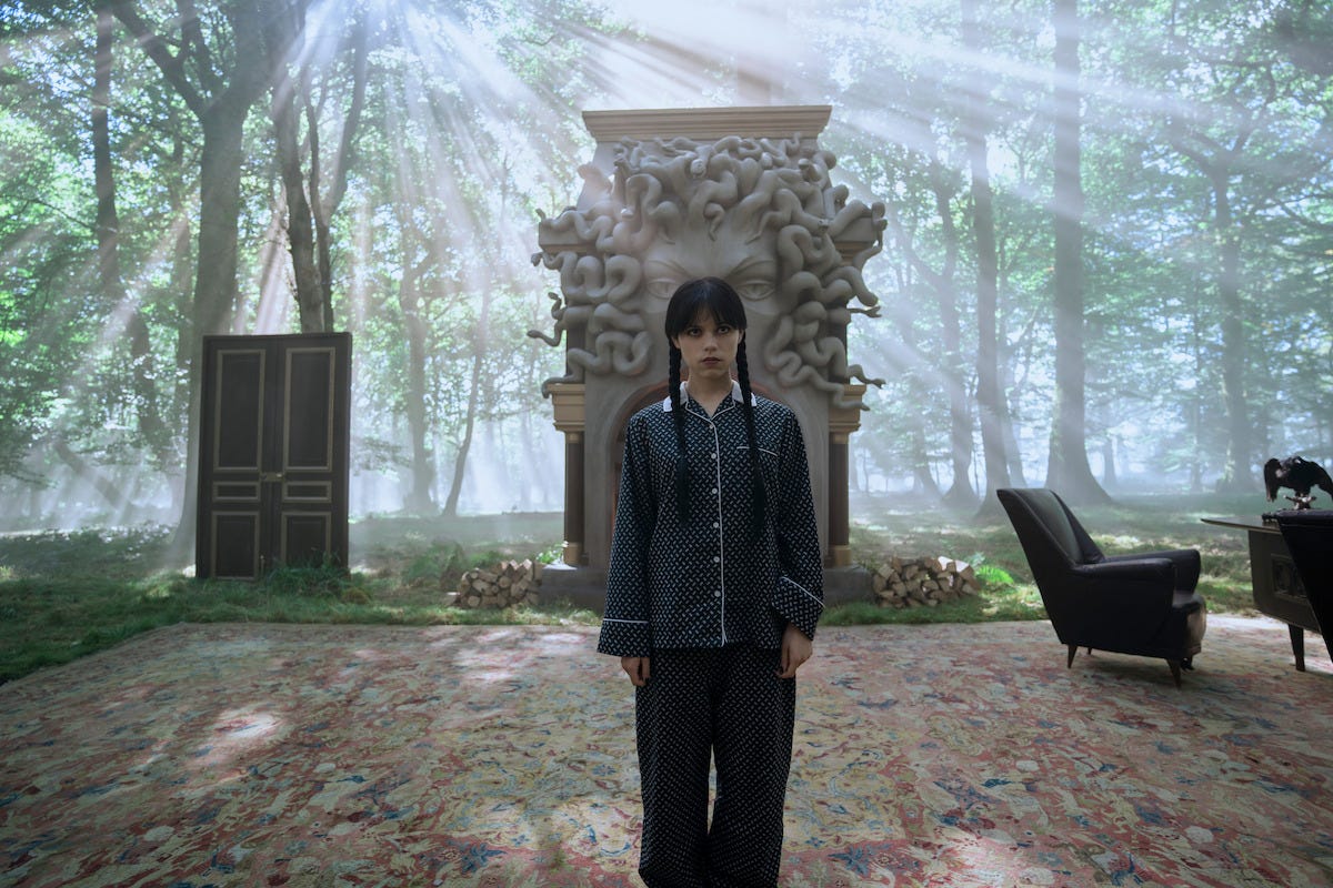 Jenna Ortega as Wednesday Addams in ‘Wednesday’ Season 2, Part 2.
