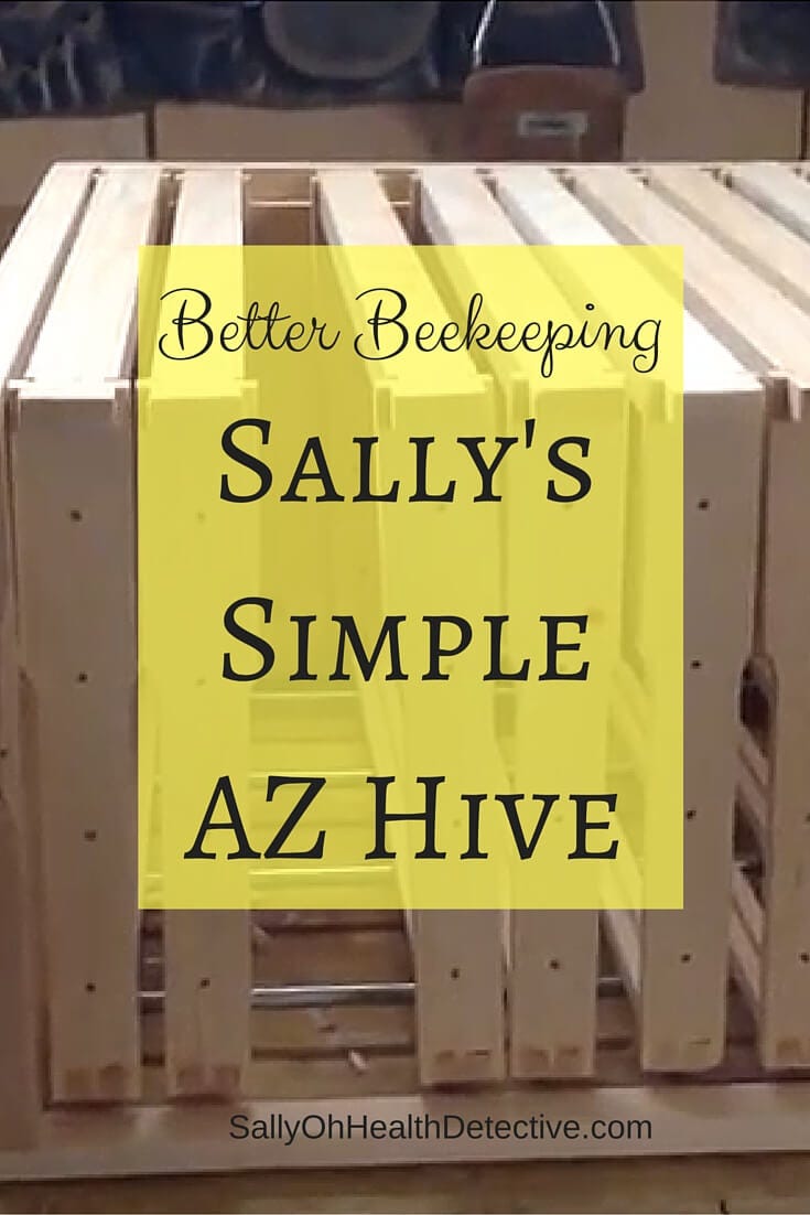 Building a better beehive: Sally's simple AZ hive! SallyOhHealthDetective.com Building a better beehive: Sally's simple AZ hive! SallyOhHealthDetective.com