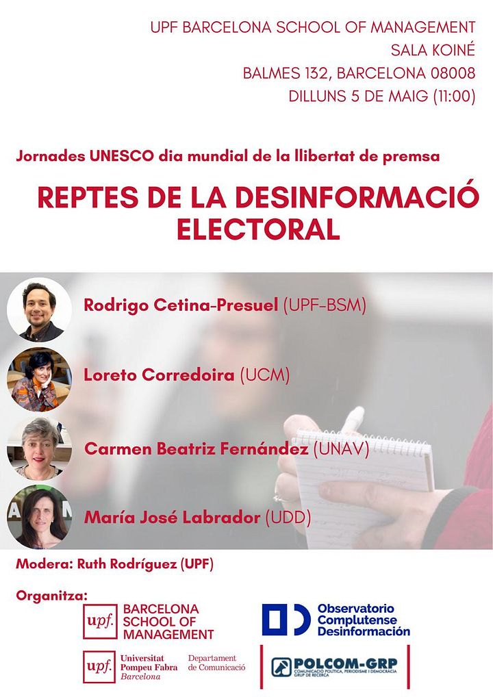 carteles de eventos 5 y 6 de mayo 2025