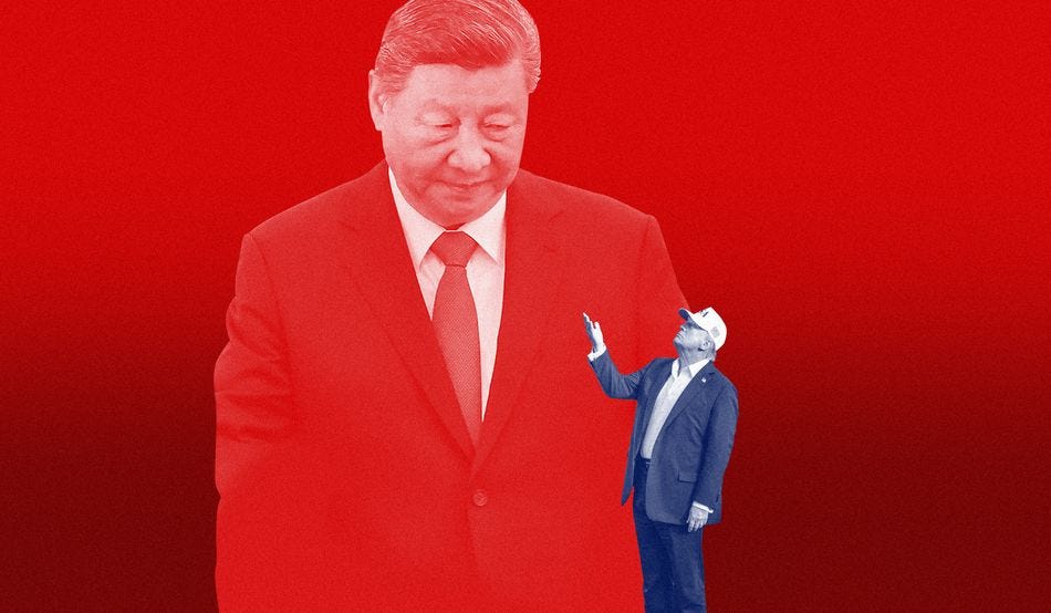 Trump's China visit will expose America's weakness