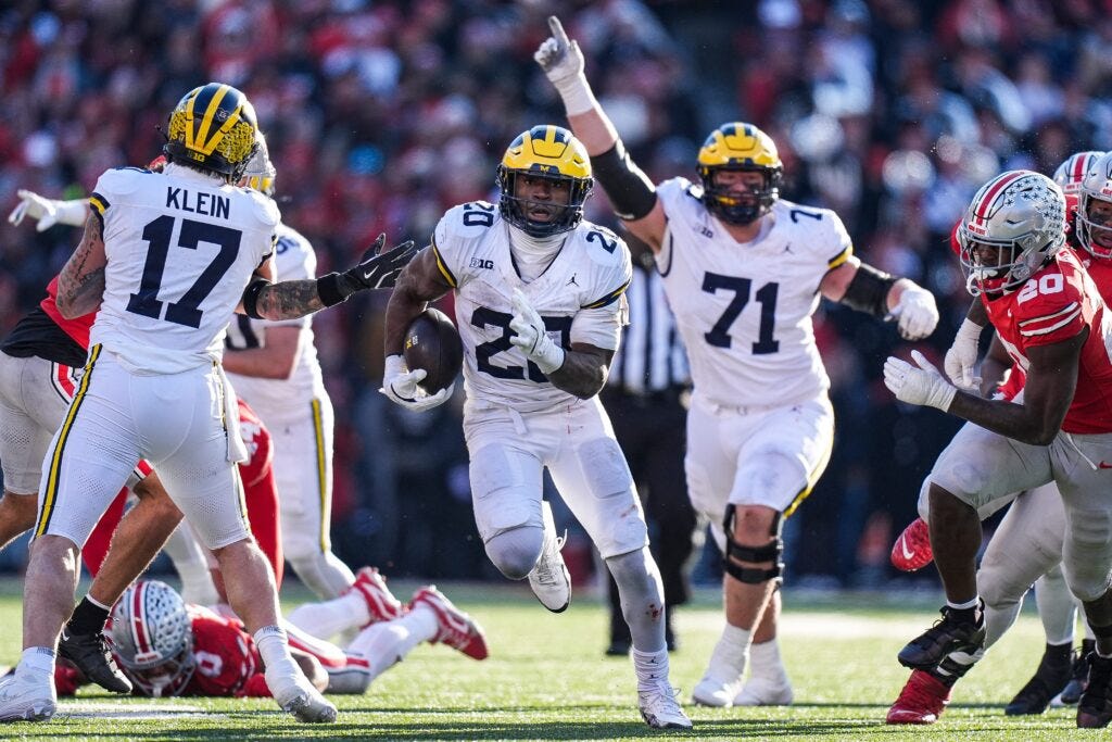 Kalel Mullings 2025 NFL Draft: Scouting Report For Michigan Wolverines RB |  The 33rd Team