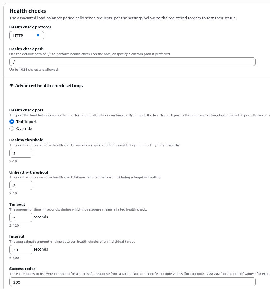 AWS: basic infrastructure setup for WordPress