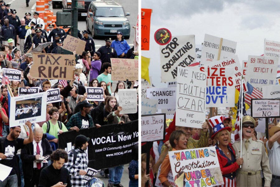 Occupy Wall Street vs. Tea Party Google searches: Who wins? - CSMonitor.com