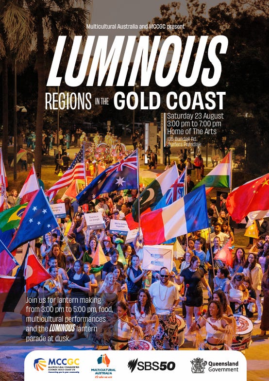 Luminous in the Regions Poster Luminous in the Regions Poster