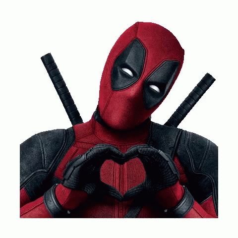 Deadpool Heart GIF - Deadpool Heart - Discover & Share GIFs