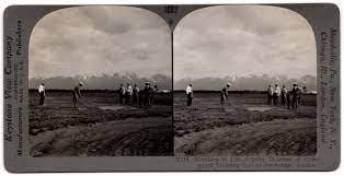 First golf course in Anchorage, Alaska, circa 1923.