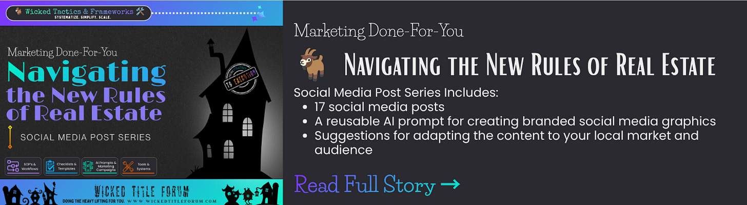 "Navigating the New Rules of Real Estate" Social Media Post Series for Title Agencies Ready-to-use social media posts that help title professionals explain why old homebuying rules are failing—and what smarter rules buyers should use instead.