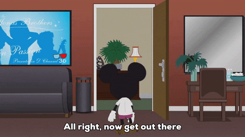 Mickey Mouse Falling GIF by South Park Mickey Mouse Falling GIF by South Park