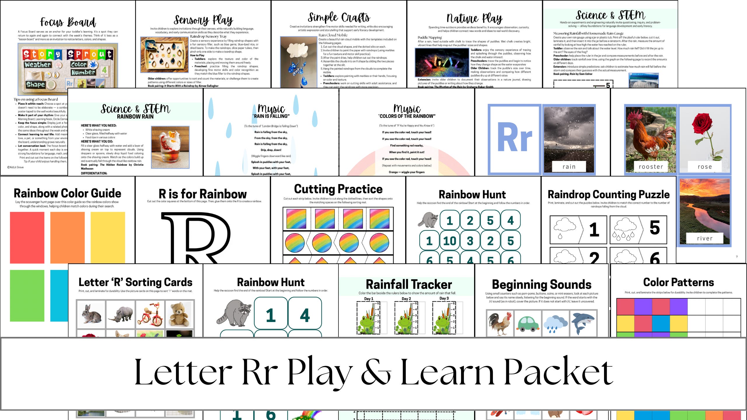 The Letter R: Rain, Rainbows, and Remarkable Discoveries