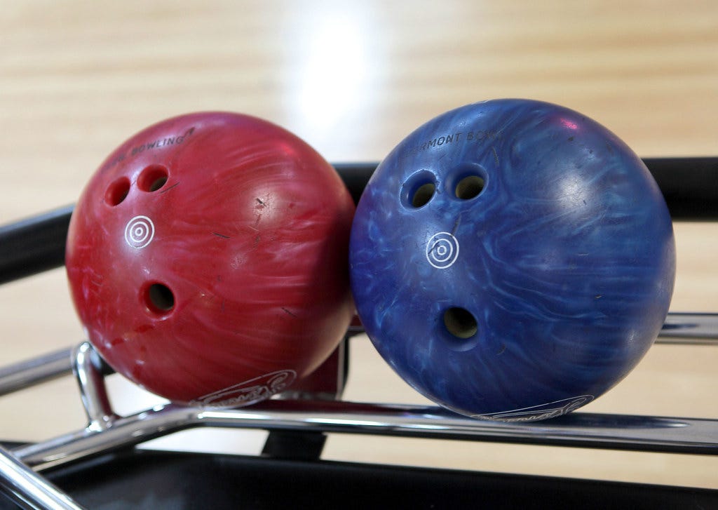 Two Balls | Two bowling balls at Clermont Bowling Center in … | Flickr Two Balls | Two bowling balls at Clermont Bowling Center in … | Flickr